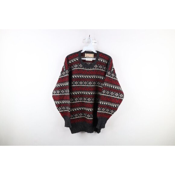 Vintage 70s Alan Paine Mens Size 40 James Pringle Alpaca Lambswool